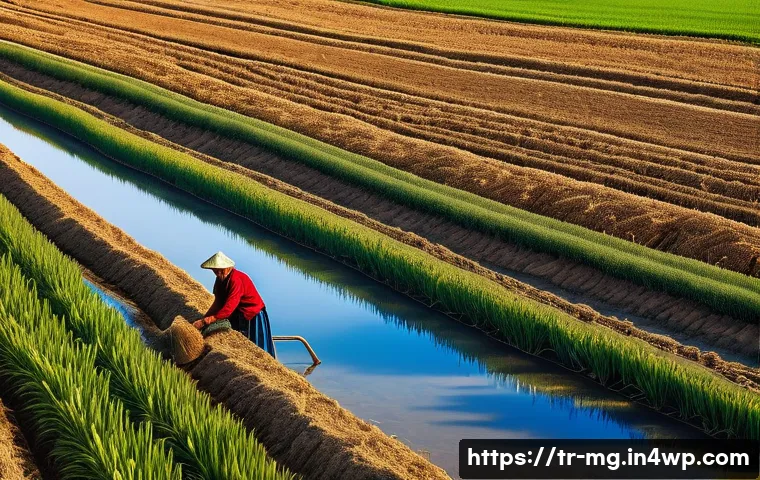 밀과 빵의 역사적 관계 - A detailed scene of traditional wheat farming in the Anatolian countryside: a rustic small farm with...